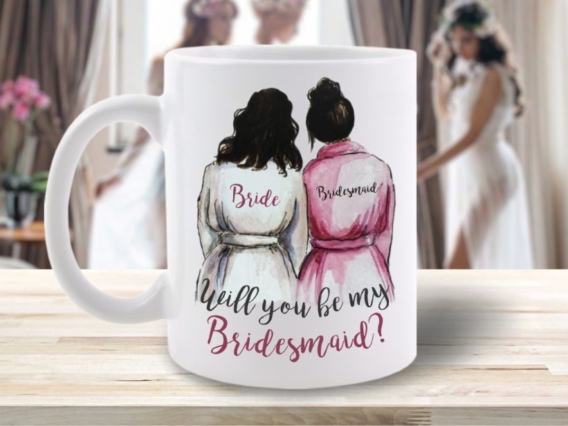 Cană Will You Be My Bridesmaid?
