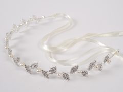 CORONITA MIREASA FRUNZE SI PERLE 3