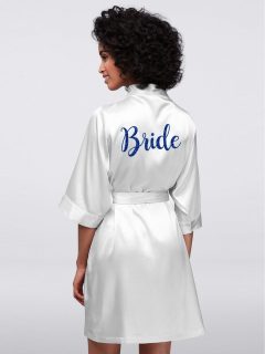 HALAT BRIDE GLITTER ALBASTRU