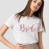 TRICOU BRIDE GLITTER ROSE GOLD
