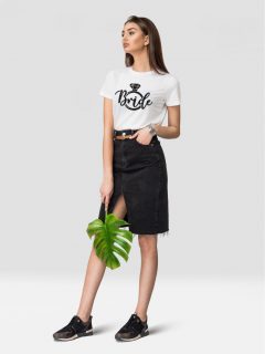 TRICOU BRIDE INEL GLITTER NEGRU 2