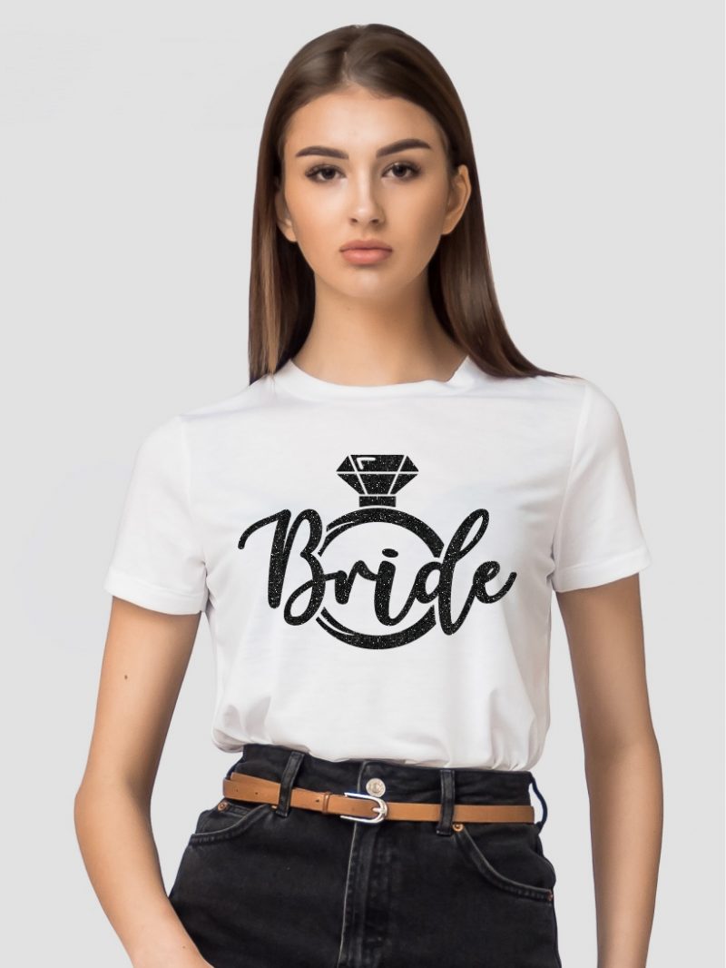 Tricou Bride Glitter Negru