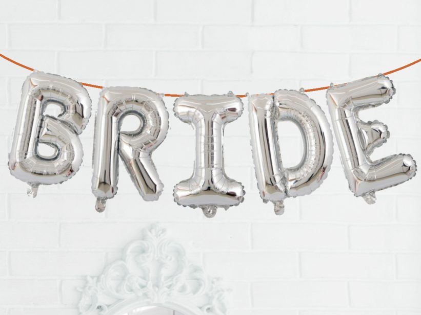 Baloane Bride Argintiu 40 cm