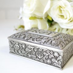 CUTIE VERIGHETE METAL CU INITIALE 2 1