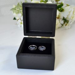 Cutie Verighete Lemn Neagra 3