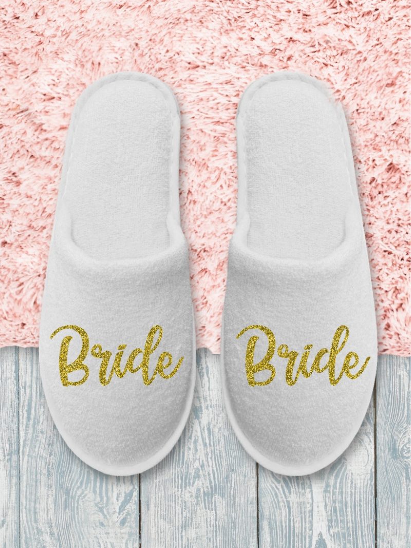 Papuci Bride Auriu