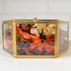 CUTIE VERIGHETE HEXAGONALA CU PLANTE USCATE 5