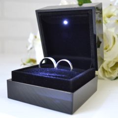 CUTIE VERIGHETE NEAGRA CU LED 1