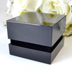 CUTIE VERIGHETE NEAGRA CU LED 2