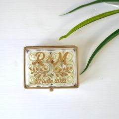 CUTII VERIGHETE STICLA SI TRANDAFIRI MICA 4