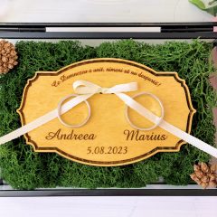 CUTIE VERIGHETE PERSONALIZATA CU NUME SI DATA 3