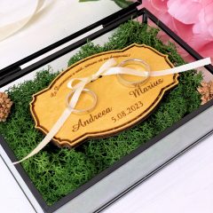 CUTIE VERIGHETE PERSONALIZATA CU NUME SI DATA 4