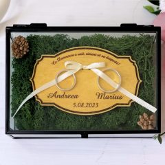 CUTIE VERIGHETE PERSONALIZATA CU NUME SI DATA 6