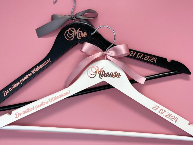 Umerașe Mire & Mireasă Rose Gold Dream Day