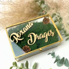 CASETA VERIGHETE NUME 3D GOLD 2