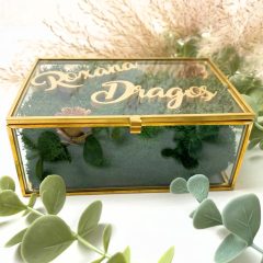 CASETA VERIGHETE NUME 3D GOLD 3