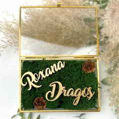 CASETA VERIGHETE NUME 3D GOLD 4