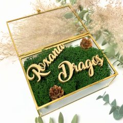 CASETA VERIGHETE NUME 3D GOLD 5