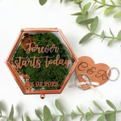 CASETA VERIGHETE ROSE GOLD FOREVER STARTS TODAY 1