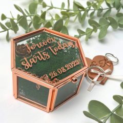 CASETA VERIGHETE ROSE GOLD FOREVER STARTS TODAY