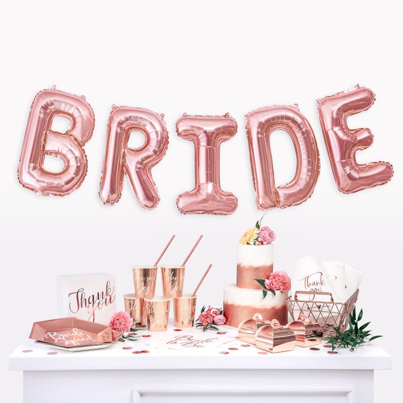 Baloane Bride Rose Gold 40 cm