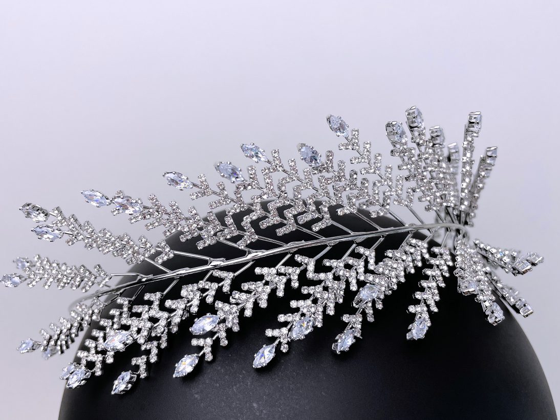 ACCESORIU PAR MIREASA ZIRCONIU EMPRESS 2 1