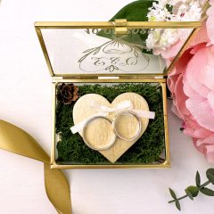 CASETA PENTRU VERIGHETE FLOWER HEART