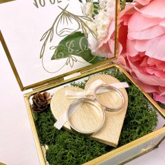 CASETA PENTRU VERIGHETE FLOWER HEART