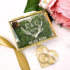 CASETA PENTRU VERIGHETE FLOWER HEART