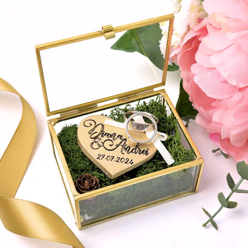Casetă Verighete Personalizată Dream Day