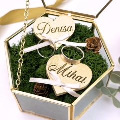 CASETA VERIGHETE HEXAGON JUST LOVE