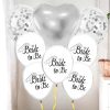 BALOANE PETRECERE BRIDE TO BE ALB ARGINTII
