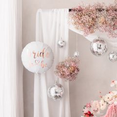 BALON BRIDE TO BE ROSE GOLD