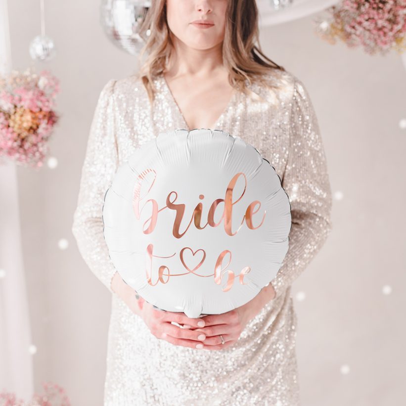 Balon Bride To Be Rose Gold