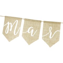 BANNER GARDEN PARTY JUST MARRIED