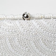 CLUTCH MIREASA DREPTUNGHIULAR ALB