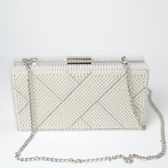 CLUTCH MIREASA WHITE WEDDING