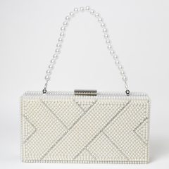 CLUTCH MIREASA WHITE WEDDING