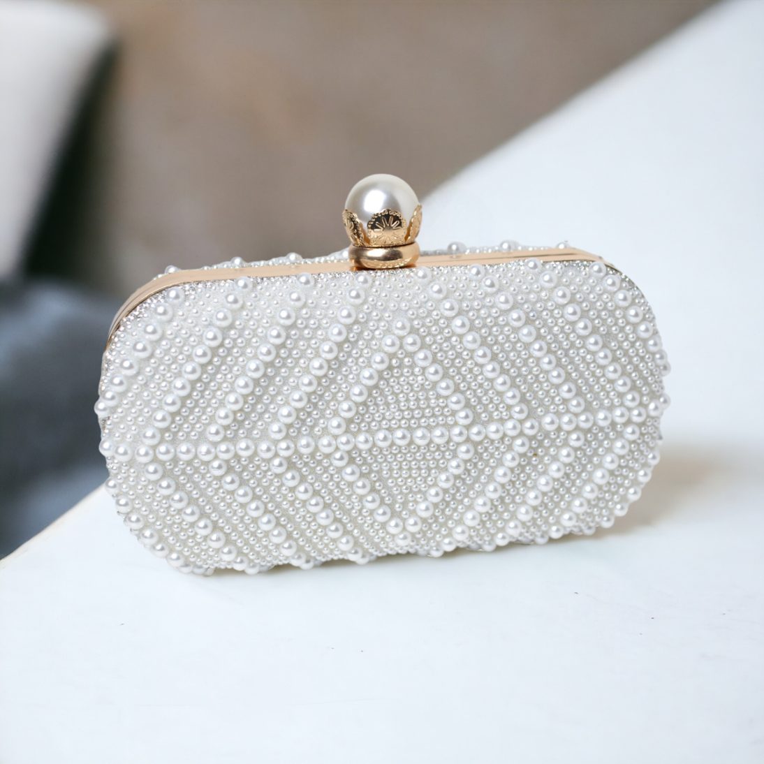 CLUTCH NUNTA ELEGANT PEARL