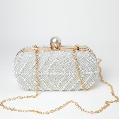 CLUTCH NUNTA ELEGANT PEARL