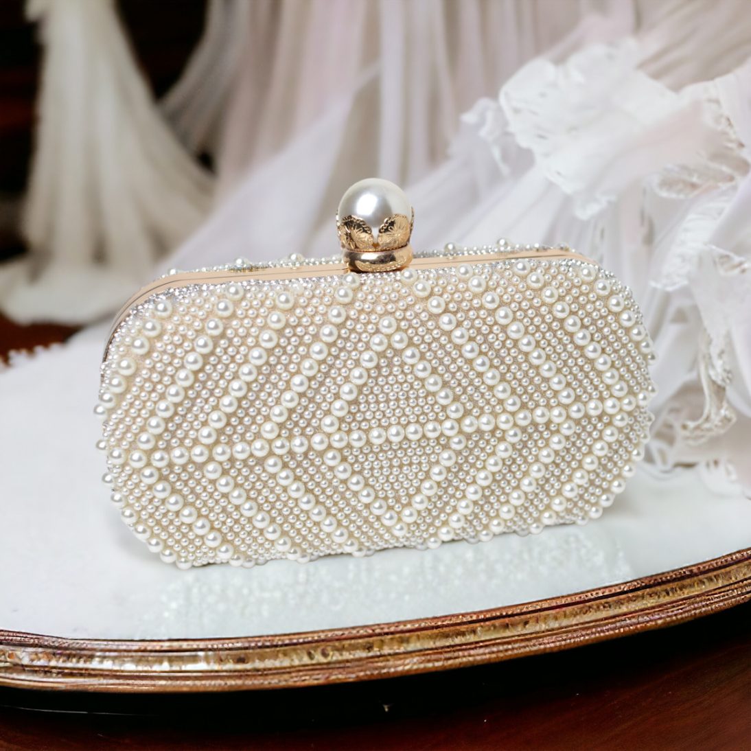 CLUTCH NUNTA IVORY PEARL