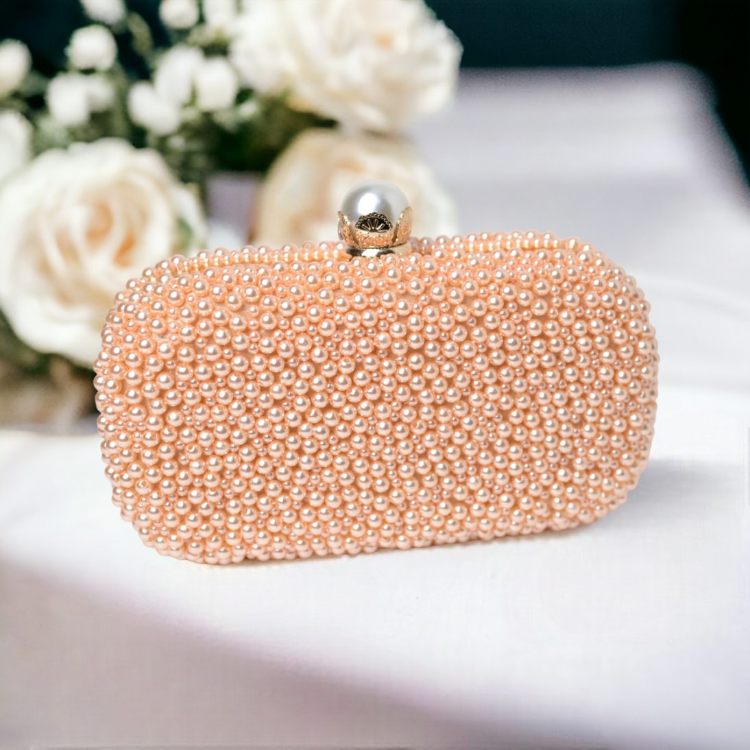 CLUTCH NUNTA PEACH PEARL