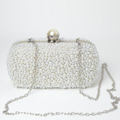 CLUTCH NUNTA WHITE PEARL