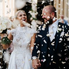 CONFETTI INIMIOARE ALBE