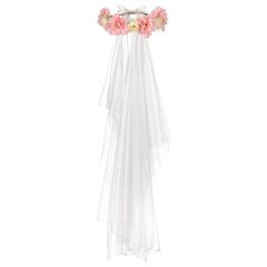 CORONITA FLORI CU VOAL