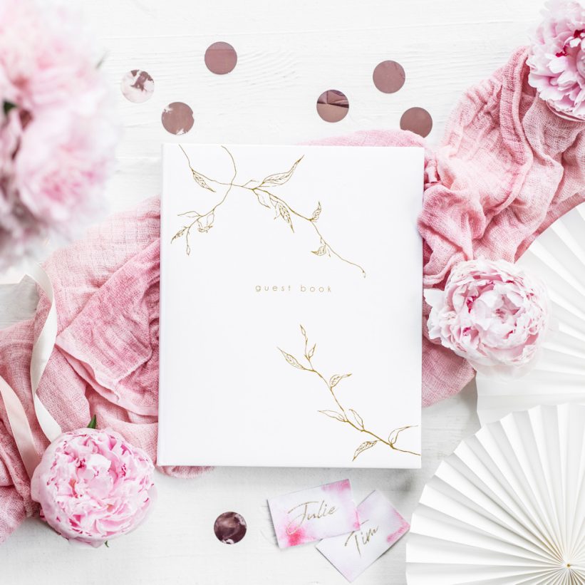 Guest Book Nuntă Golden Forest