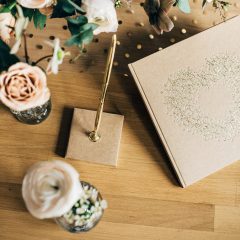 GUEST BOOK NUNTA NATURE GOLD