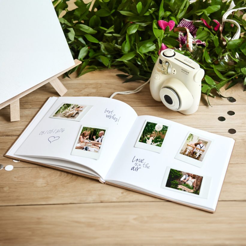 Guest Book Nuntă Nature Gold