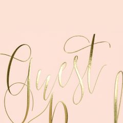 GUEST BOOK NUNTA POWDER PINK