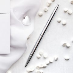 PIX ARGINTIU ELEGANT PENTRU GUEST BOOK